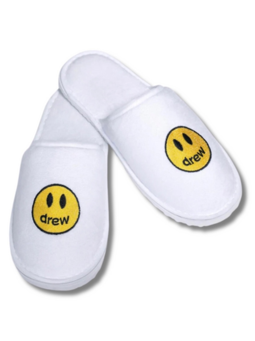 Drew House Mascot Polar Fleece Slipper White